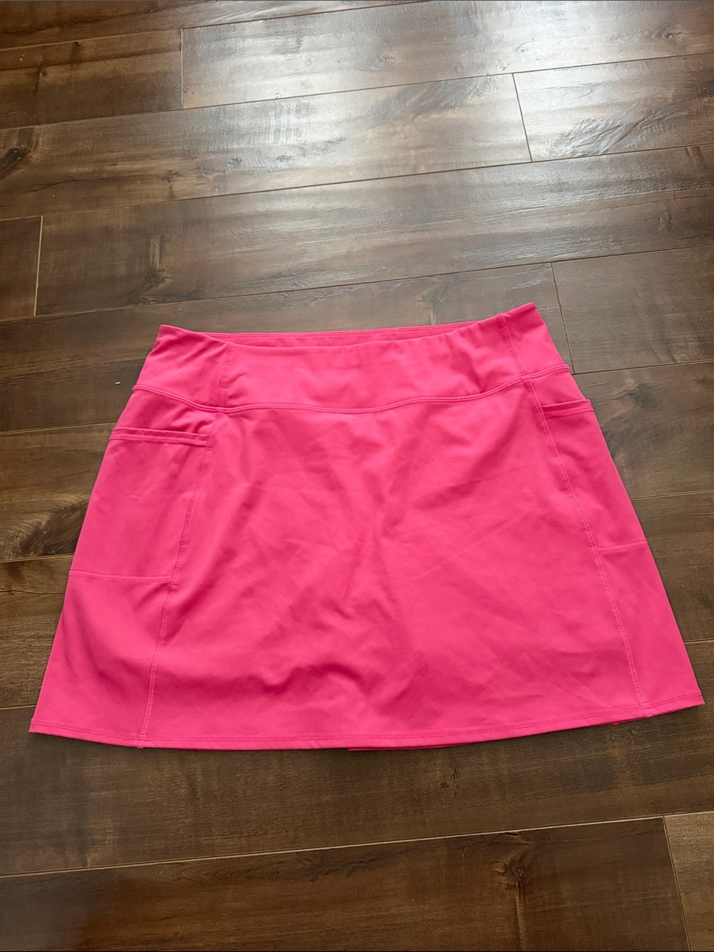 Women's Pink Athletic Skort with Side Pockets